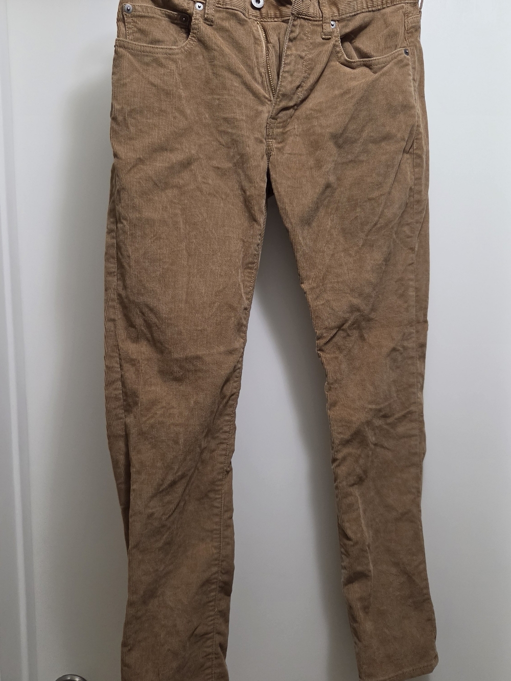 J. Crew 29x30 484 Slim Men's Tan Corduroy Pants